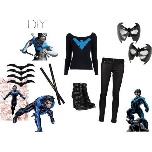 Nightwing Costume DIY
 diy nightwing costume