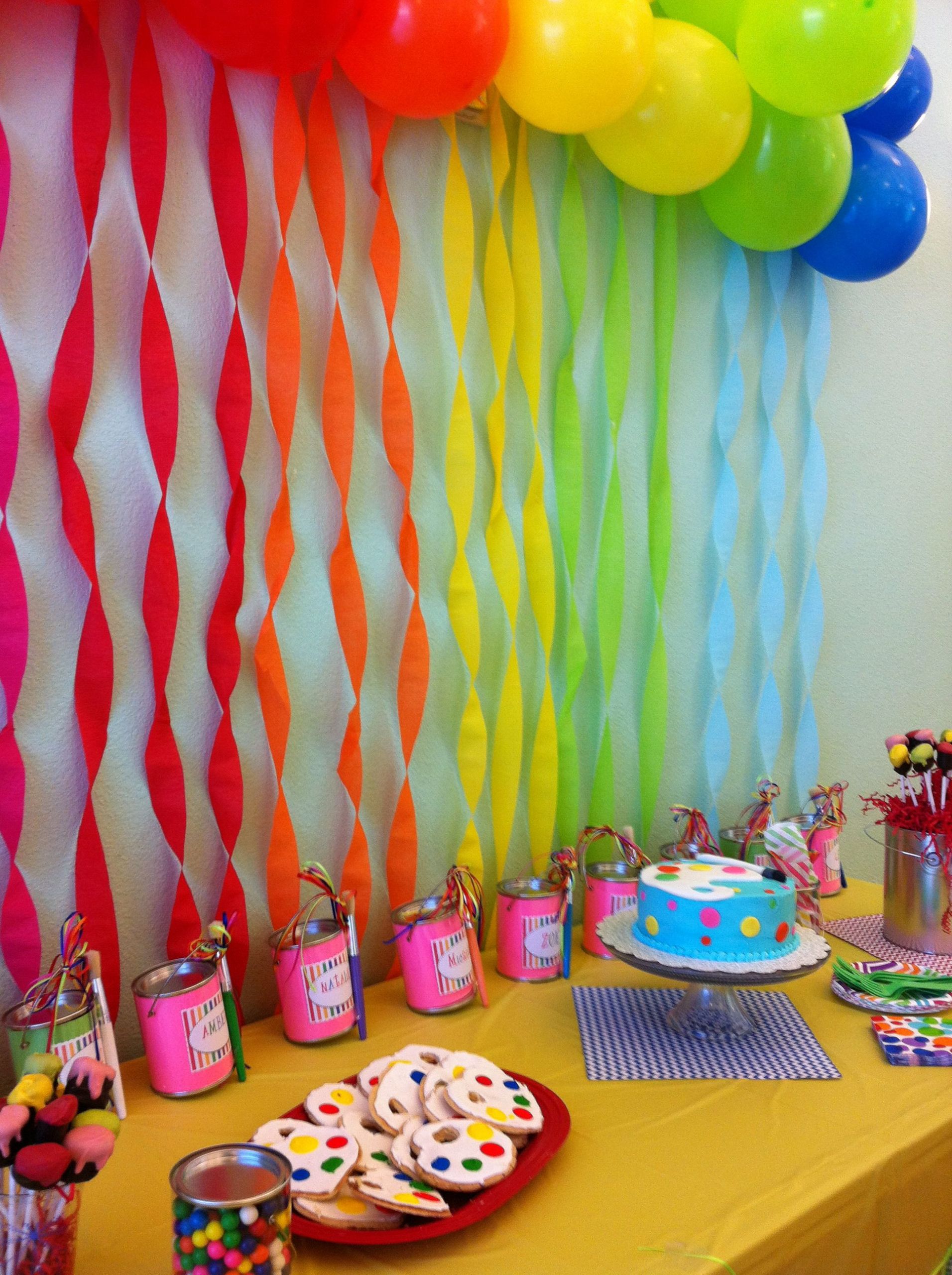 Nine Year Old Birthday Party Ideas
 8 year old girl birthday art party