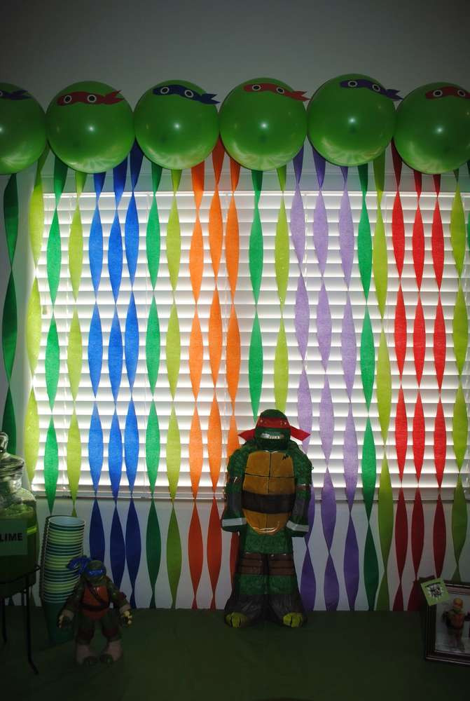 Ninja Turtle Birthday Decorations
 Ninja Turtle Birthday Party Ideas