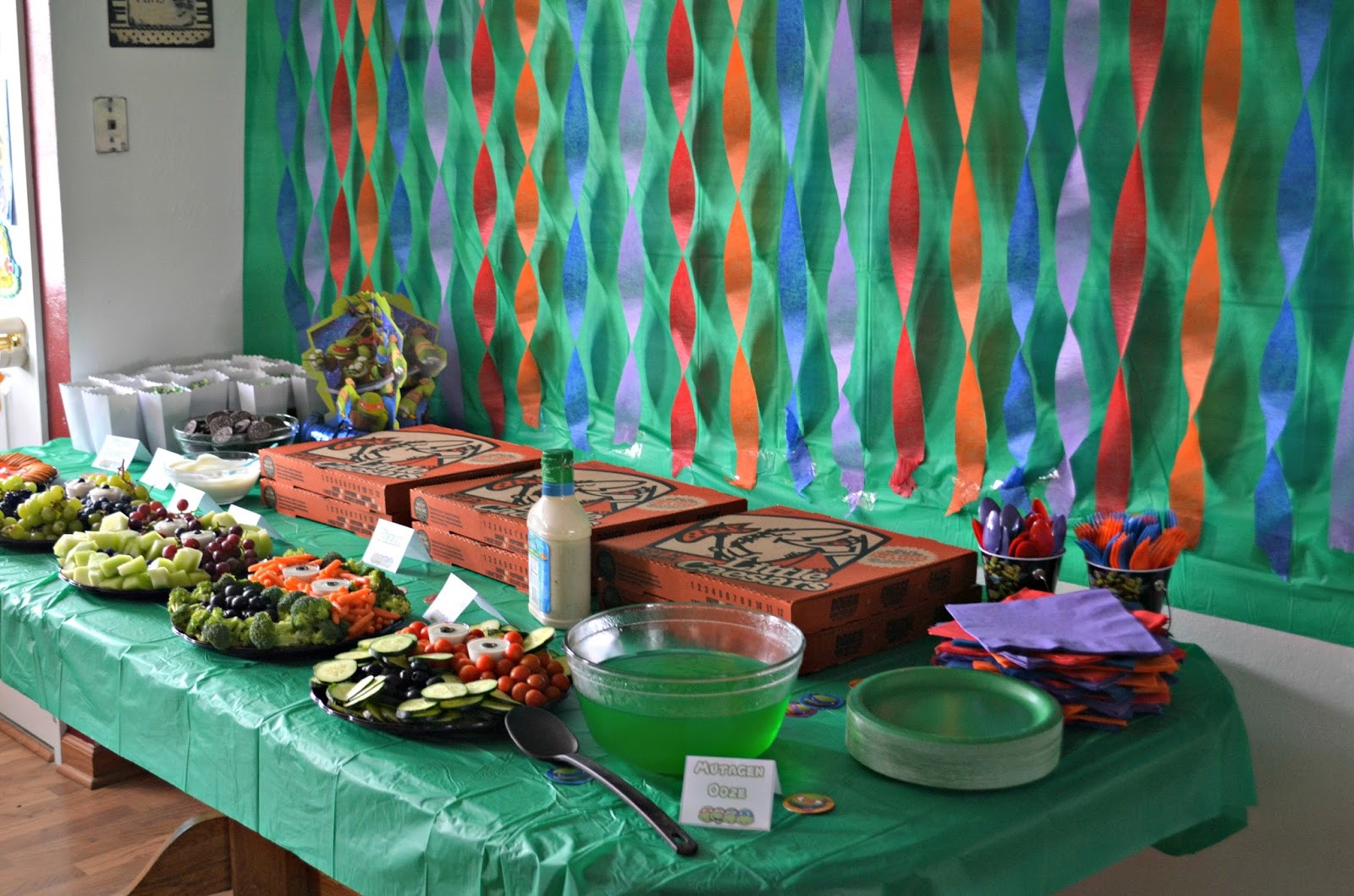 Ninja Turtle Birthday Party Decorations
 Teenage Mutant Ninja Turtle Birthday Party