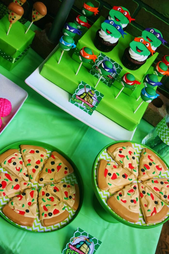 Ninja Turtle Birthday Party Decorations
 Kara s Party Ideas Teenage Mutant Ninja Turtles Party with