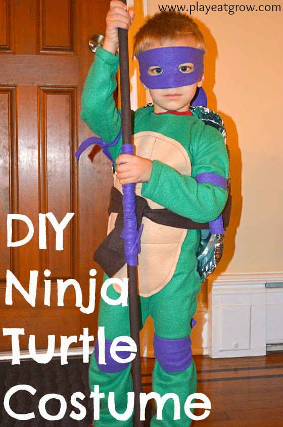 Ninja Turtle Masks DIY
 DIY Teenage Mutant Ninja Turtle Costume Play Eat Grow