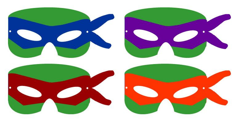 Ninja Turtle Masks DIY
 DIY Mutant Ninja Turtle Mask