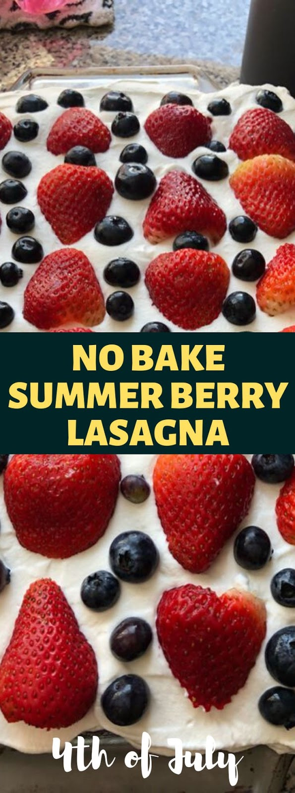 No Bake Summer Berry Lasagna
 No Bake Summer Berry Lasagna COOKING