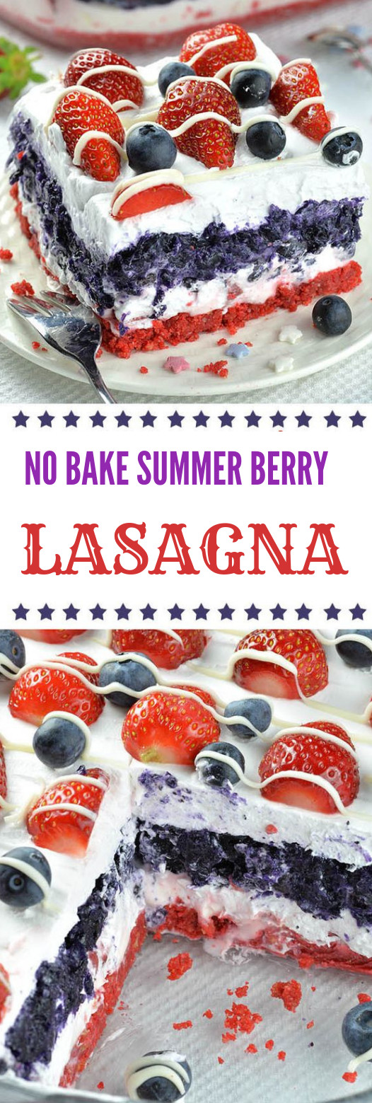 No Bake Summer Berry Lasagna
 No Bake Summer Berry Lasagna healthycake lasagna With