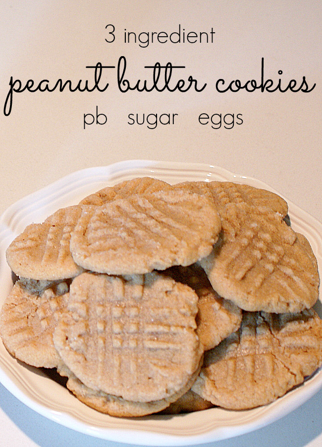 No Egg Peanut Butter Cookies
 Easy Peanut Butter Cookie Recipe No Flour