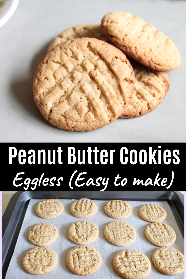 No Egg Peanut Butter Cookies
 Eggless peanut butter cookies recipe – These no egg peanut