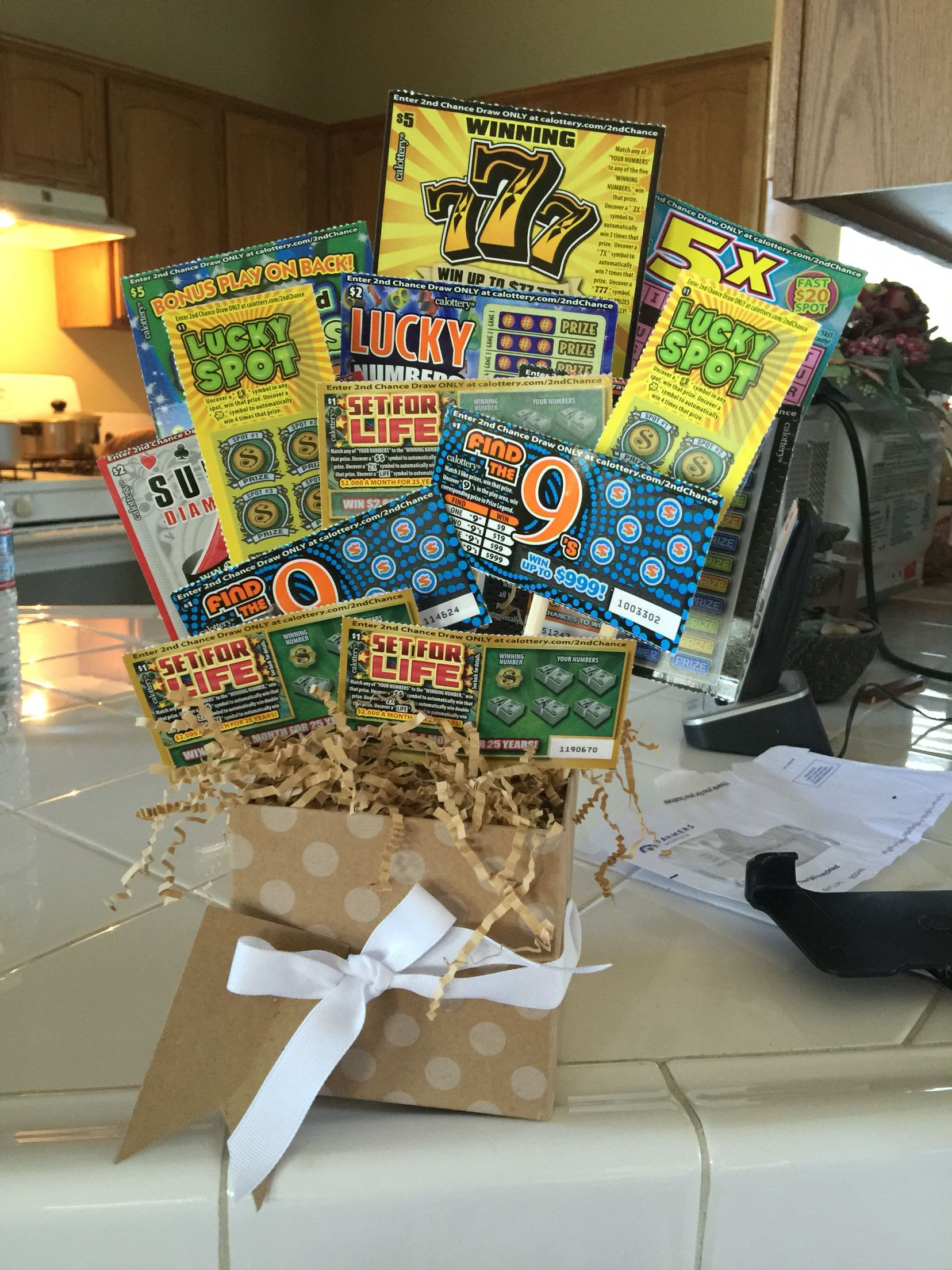 No Money Gift Ideas For Boyfriend
 Father s Day Lottery Ticket Bouquet