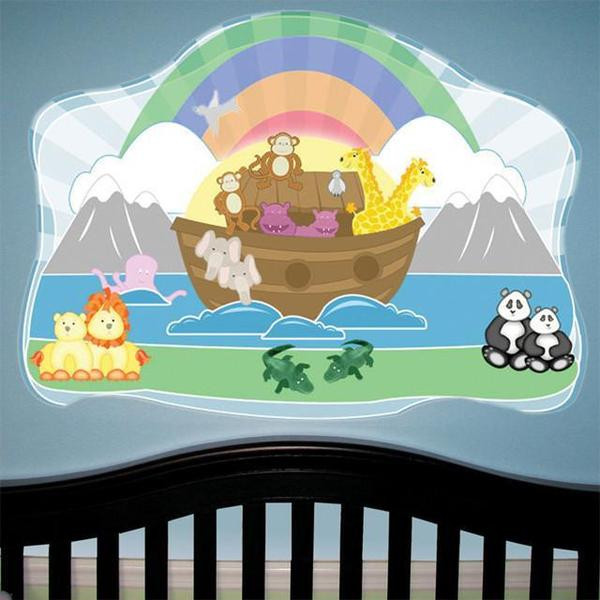 Noah'S Ark Baby Decor
 Noahs Ark Baby Mural Design a Beautiful Baby Nursery