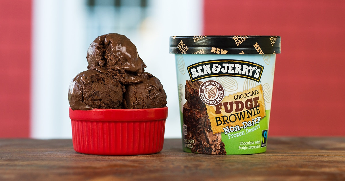 Non Dairy Brownies
 Ben & Jerry s Non Dairy Chocolate Fudge Brownie