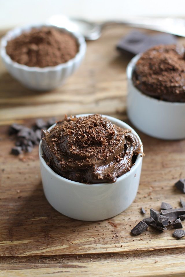 Non Dairy Chocolate Mousse
 Healthy 4 Ingre nt Chocolate Mousse made with avocados