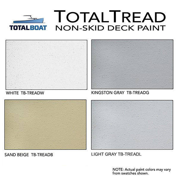 Non Skid Deck Paint
 TotalBoat TotalTread Non Skid Paint