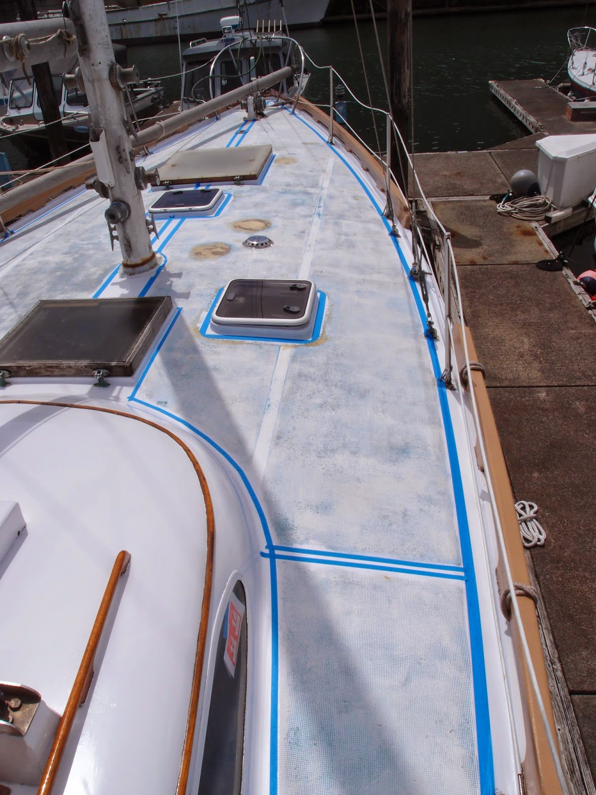 Non Skid Deck Paint
 The Log of Hagoth New non skid for the decks of our