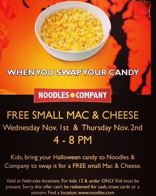 Noodles &amp; Company Lincoln Ne
 Noodles Nebraska on Twitter "Save the dates Candy a