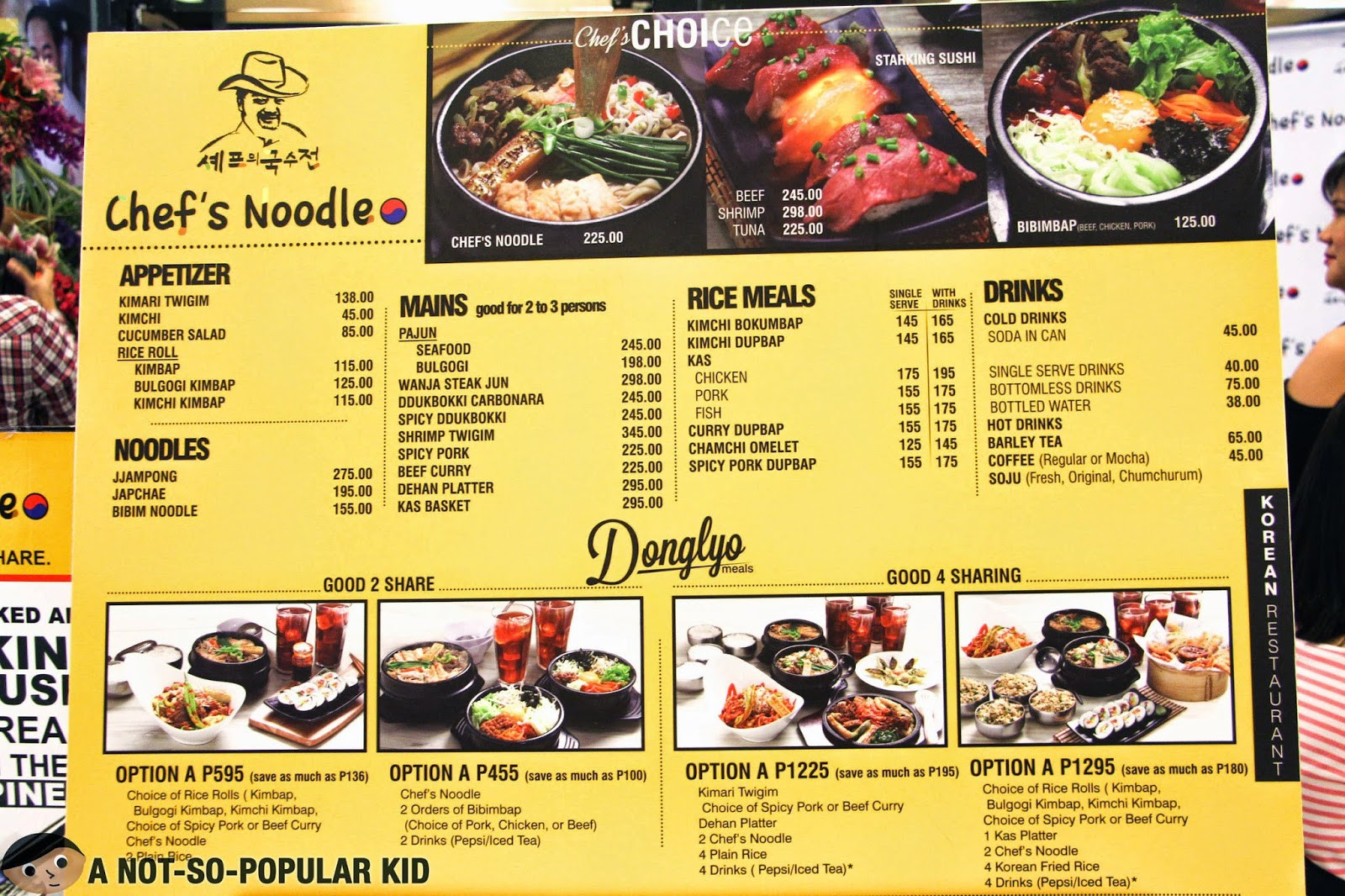 Noodles Menu Prices
 Authentic Contemporary Korean Cuisine in Chef s Noodle