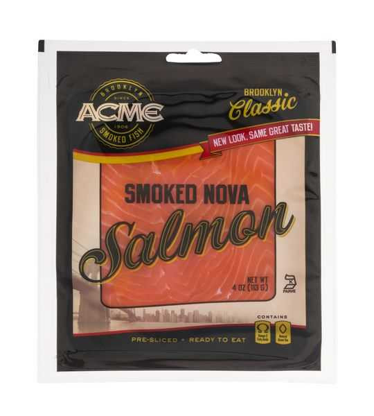 Nova Smoked Salmon
 Acme Smoked Fish Nova Smoked Salmon Ready To Eat & Pre