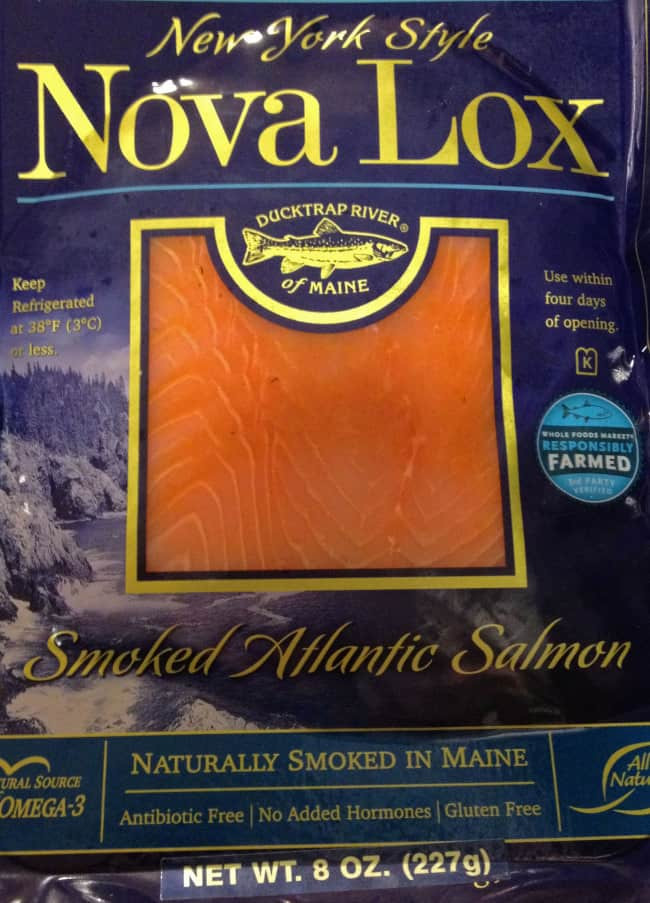 Nova Smoked Salmon
 Bagels and Lox or Is It