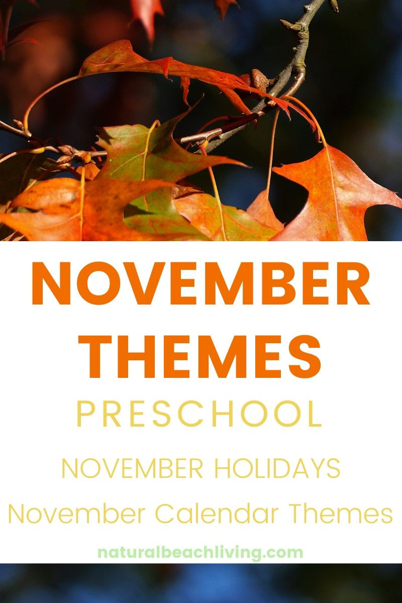 November Activities For Adults
 November Themes Holidays and Activities for Kids and