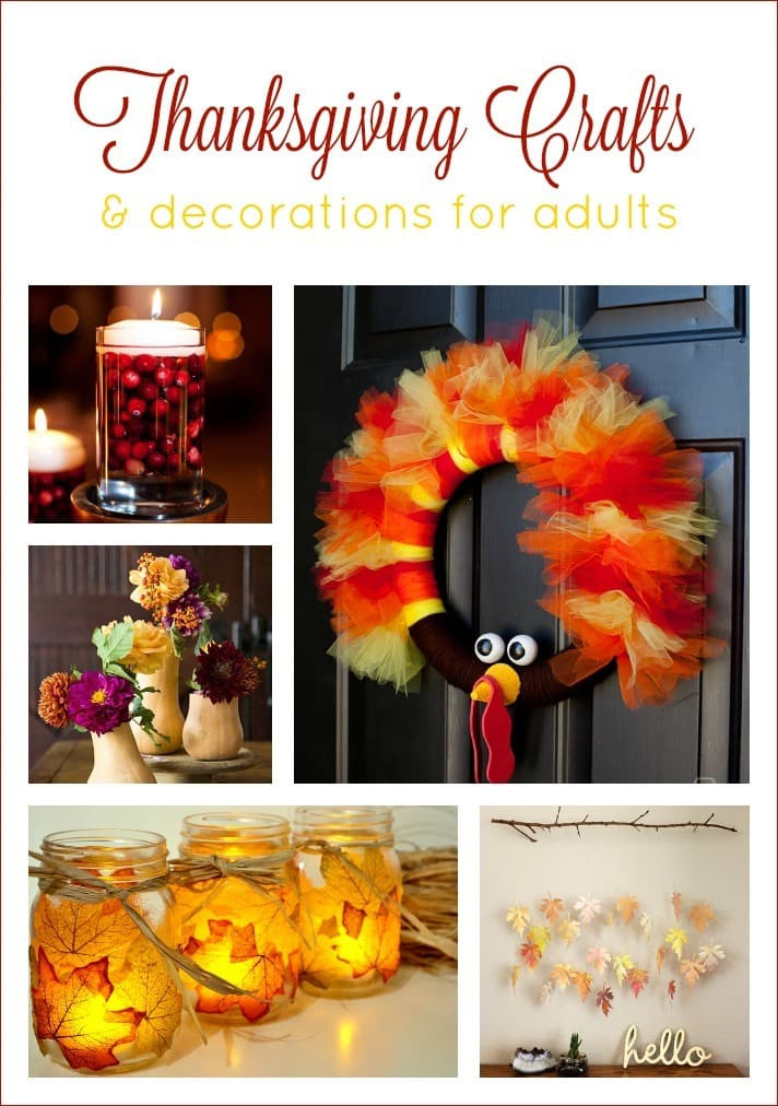 November Activities For Adults
 DIY Thanksgiving Decorations for Adults Anti June Cleaver