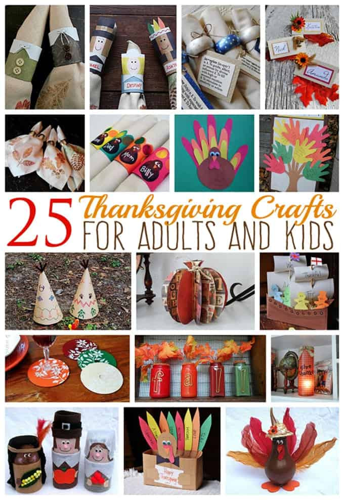 November Crafts For Adults
 25 Thanksgiving Crafts for Adults and Kids Crafts by Amanda