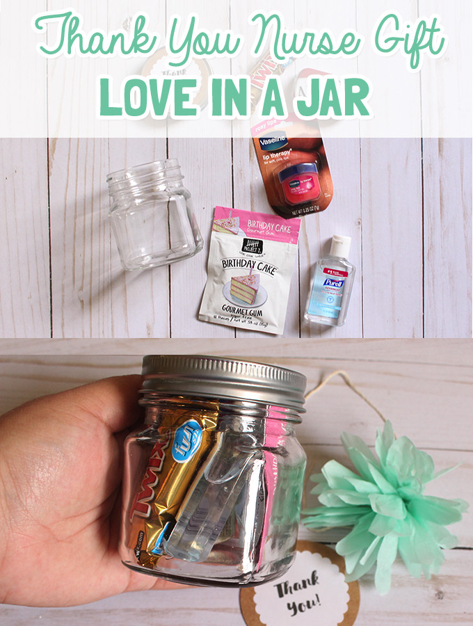 Nurses Week Gifts DIY
 DIY Nurse Thank You Gift Mini Love in a Jar GUBlife