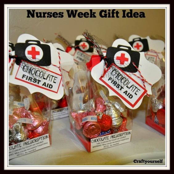 Nurses Week Gifts DIY
 Chocolate First Aid Nurses Gift Idea