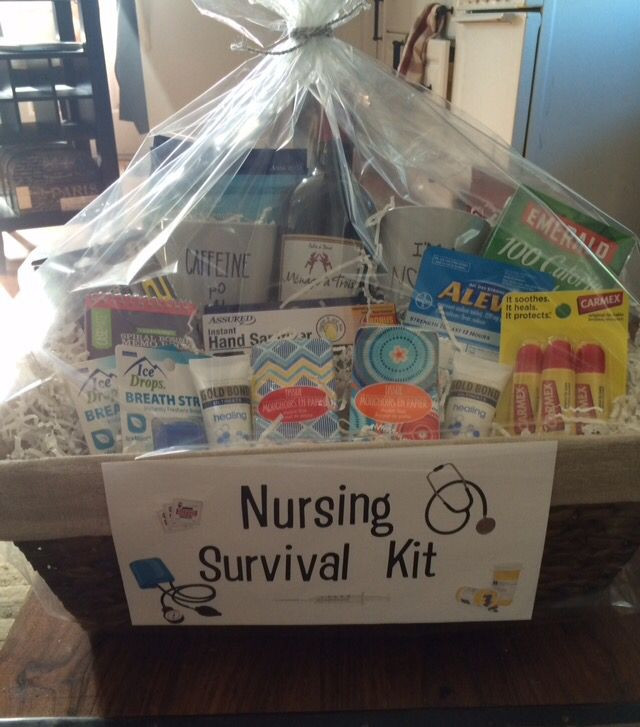 Nursing School Graduation Gift Ideas
 Nurse graduation t basket Everything a new nurse will