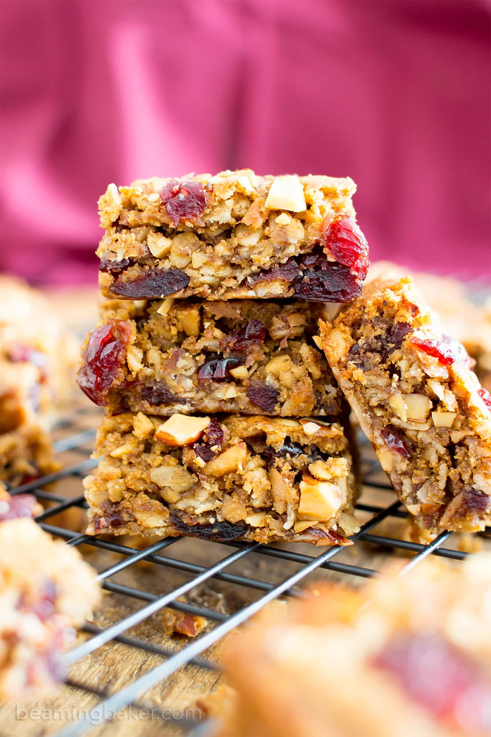 Oatmeal Breakfast Bars Recipes
 Gluten Free Cranberry Almond Butter Oatmeal Breakfast Bars