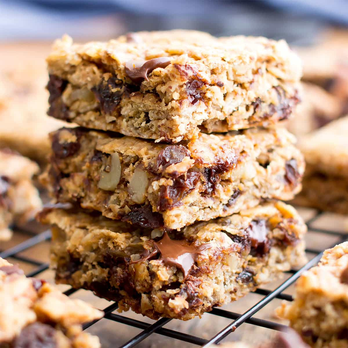 Oatmeal Breakfast Bars Recipes
 Gluten Free Banana Chocolate Chip Oatmeal Breakfast Bars