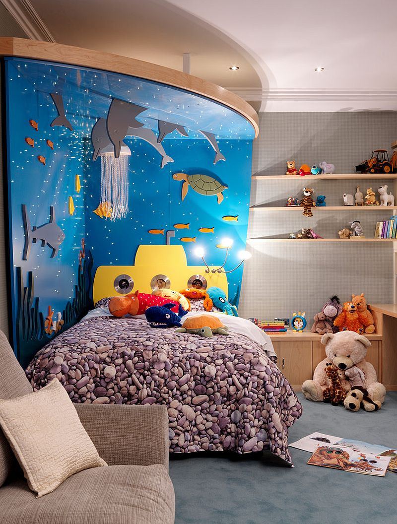 Ocean Themed Kids Room
 30 Trendy Ways to Add Color to the Contemporary Kids’ Bedroom