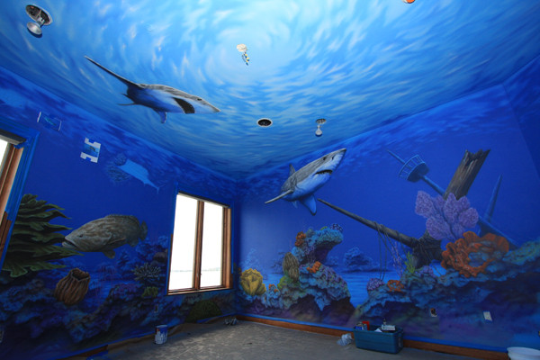 Ocean Themed Kids Room
 The Boy’s Room Then Now and Future Plans Domestic