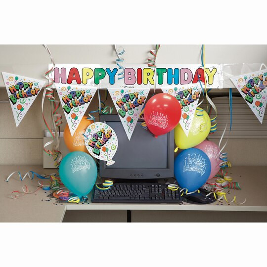Office Birthday Decoration Ideas
 Happy Birthday fice Cubicle Decoration Kit