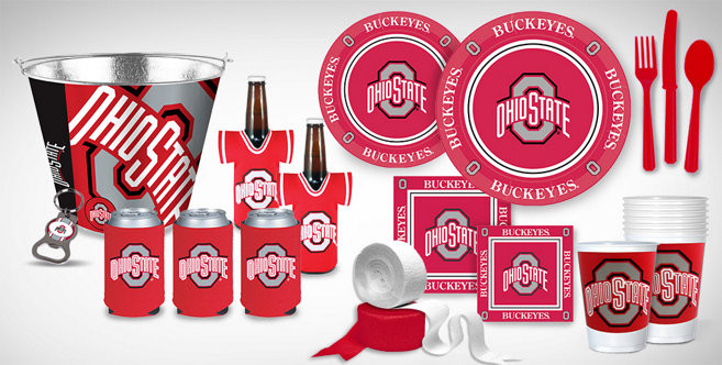 Ohio State Graduation Party Ideas
 Ohio State Buckeyes Party Supplies Party City