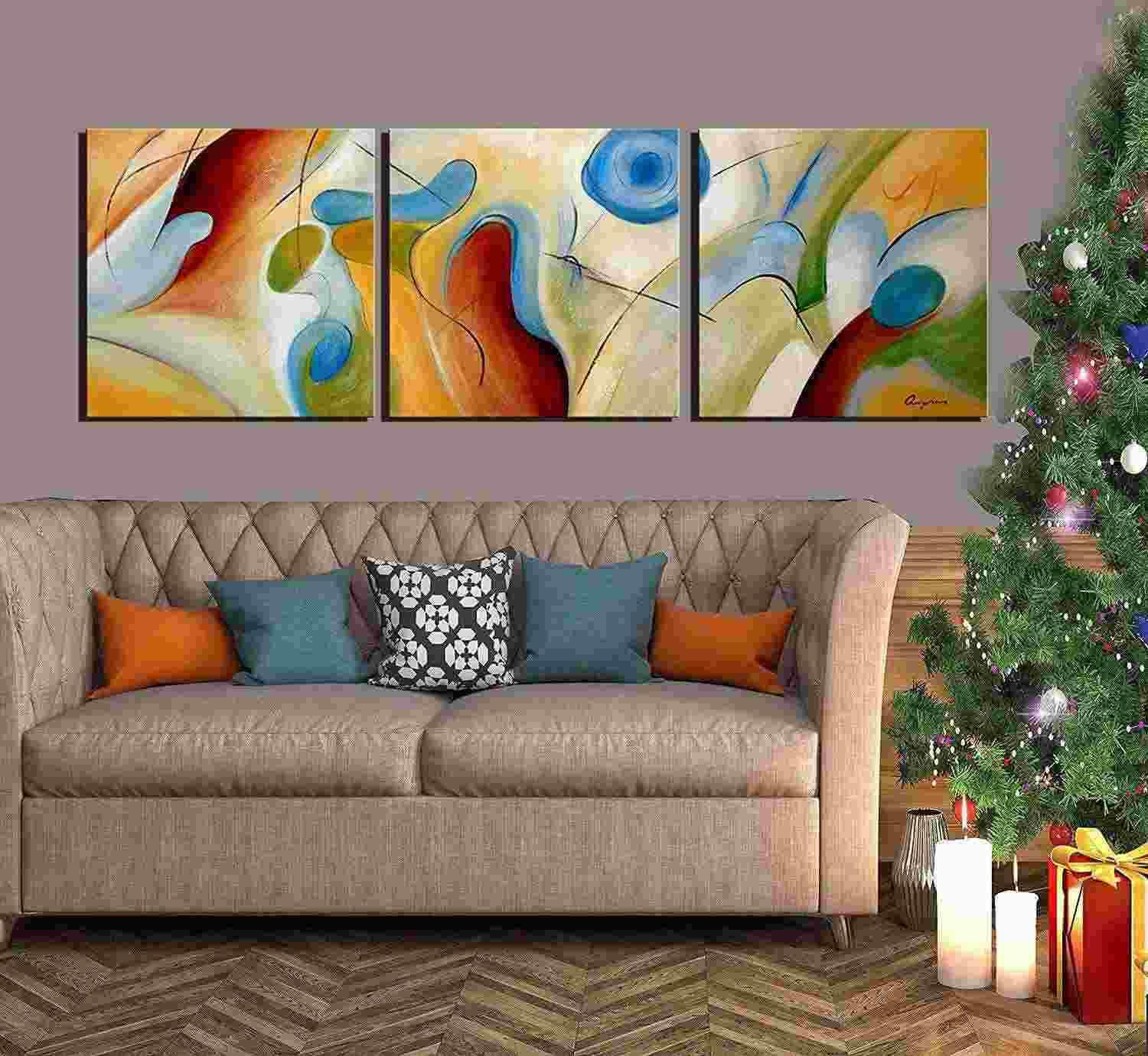 Oil Painting For Living Room
 2017 Hand Painted Abstract Oil Painting Canvas