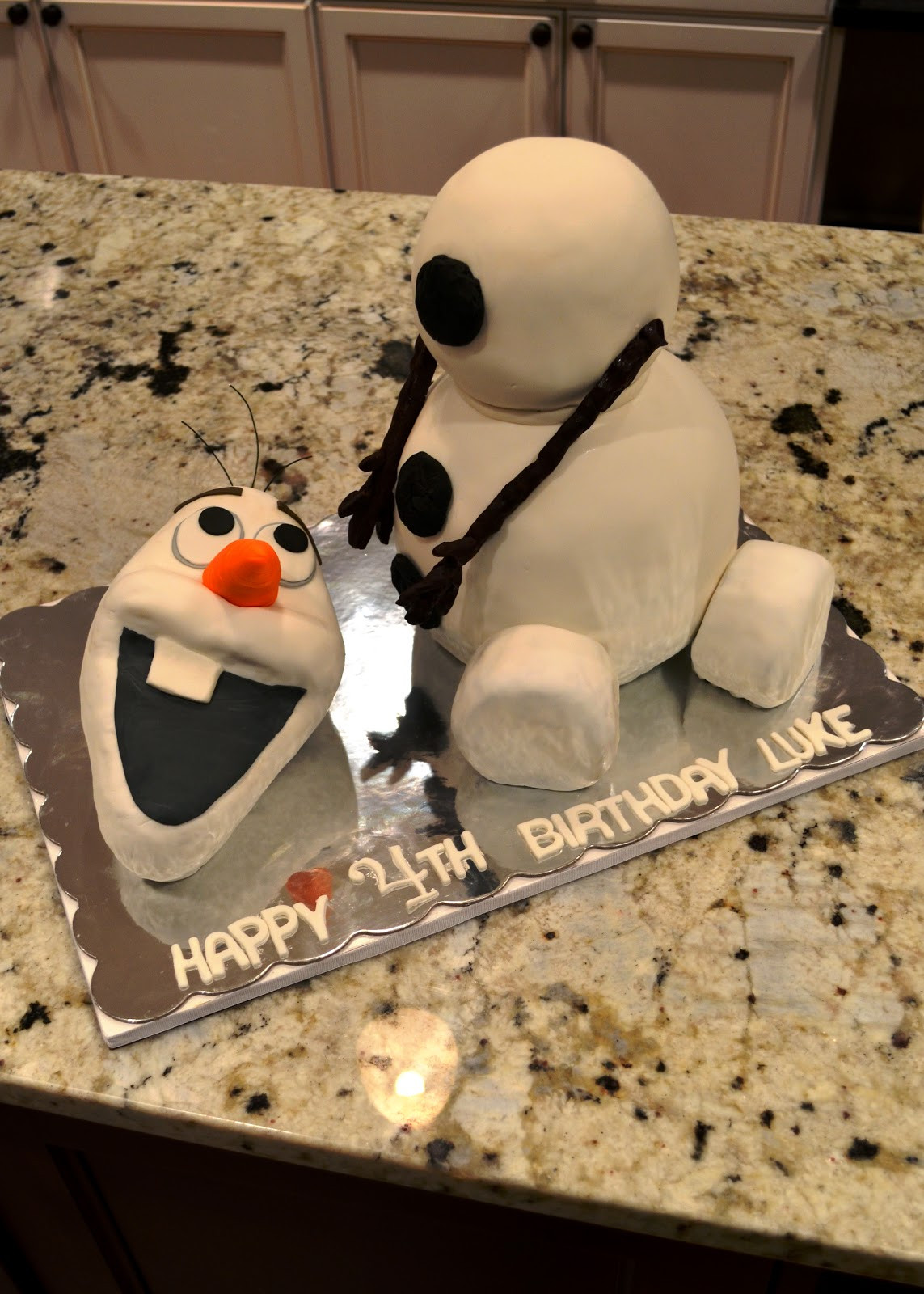 Olaf Birthday Cakes
 Pure Delights Baking Co Frozen "Olaf" Cake