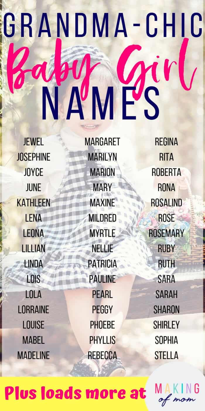 Old Fashion Baby Girl Names
 old fashioned baby girl names 3 Making of Mom