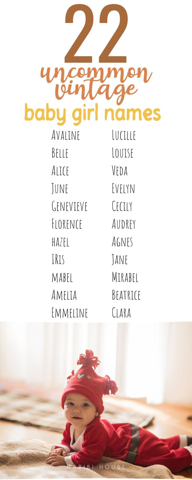 Old Fashion Baby Girl Names
 20 Un mon Vintage Baby Girl Names that Aren t Just For
