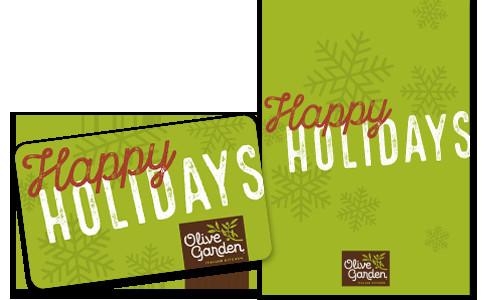 Olive Garden Christmas Hours
 Choose Your Card Gift Cards