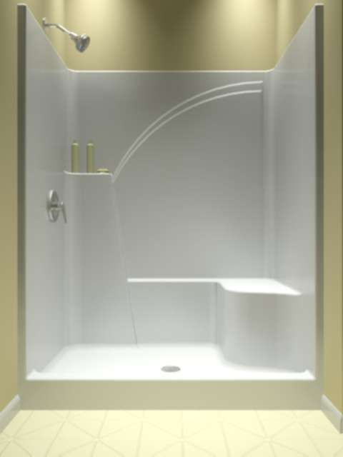 One Piece Bathroom Shower
 Acrylic Tub Shower e Piece