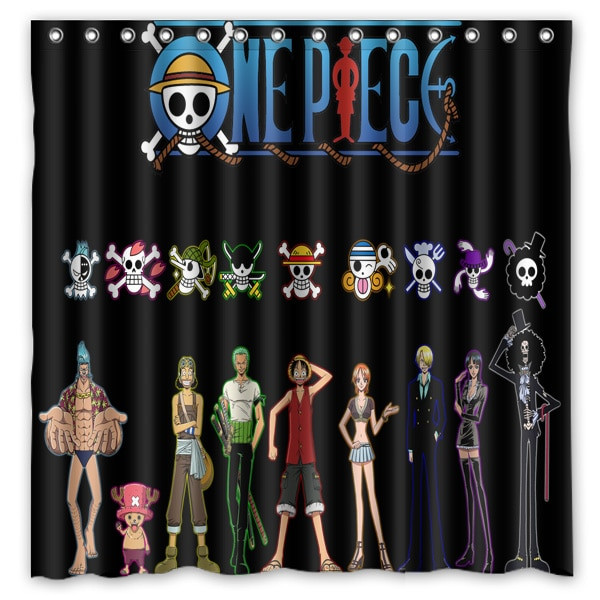 One Piece Bathroom Shower
 e Piece Shower Curtain Waterproof Fabric Curtain For The