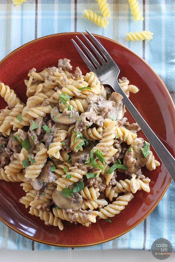 One Pot Ground Beef Recipe
 e Pot Ground Beef Stroganoff Taste and Tell