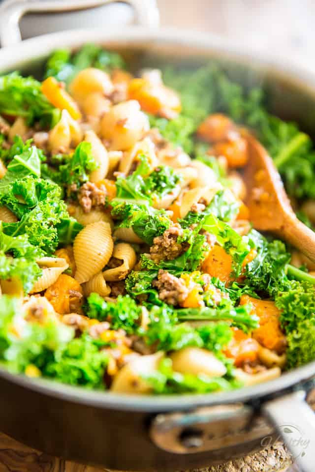 One Pot Ground Beef Recipe
 Kale Ground Beef Butternut Squash e Pot Pasta • The