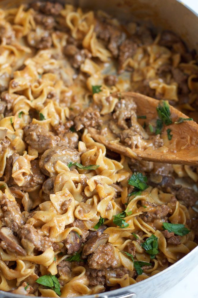 One Pot Ground Beef Recipe
 Easy e Pot Ground Beef Stroganoff Recipe