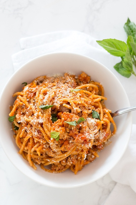 One Pot Spaghetti With Jar Sauce
 The Best e Pot Spaghetti with Jar Sauce Best Round Up
