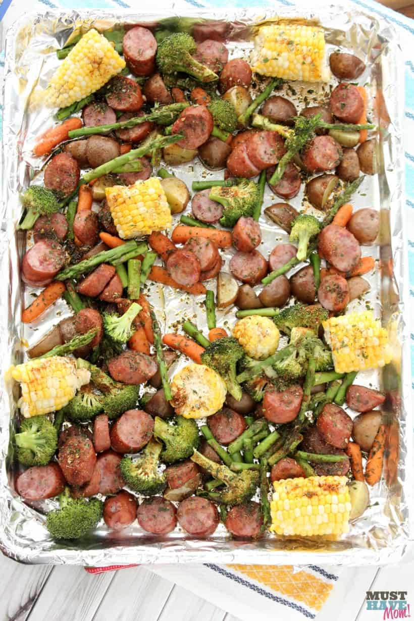 One Sheet Pan Dinners
 Sheet Pan Dinners Easy Sausage & Veggie Recipe Must