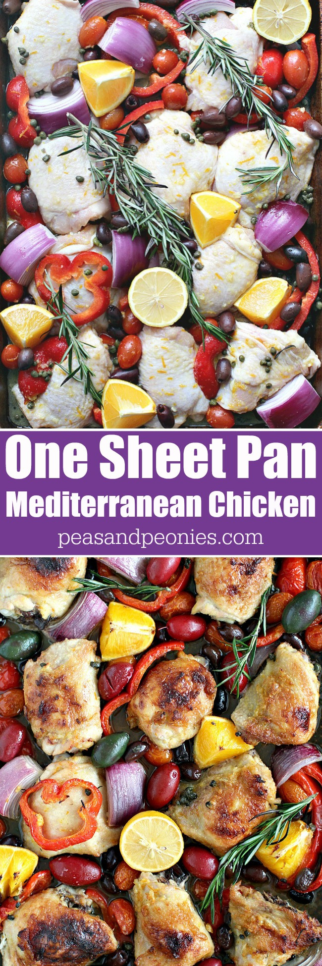 One Sheet Pan Dinners
 e Sheet Pan Mediterranean Chicken Sweet and Savory Meals