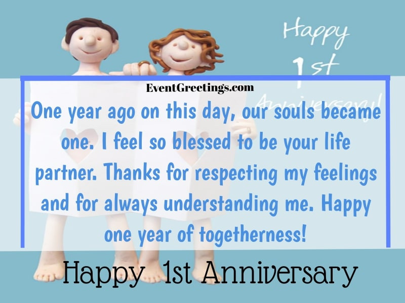 One Year Wedding Anniversary Quotes
 35 Best Happy 1 Year Anniversary Quotes And