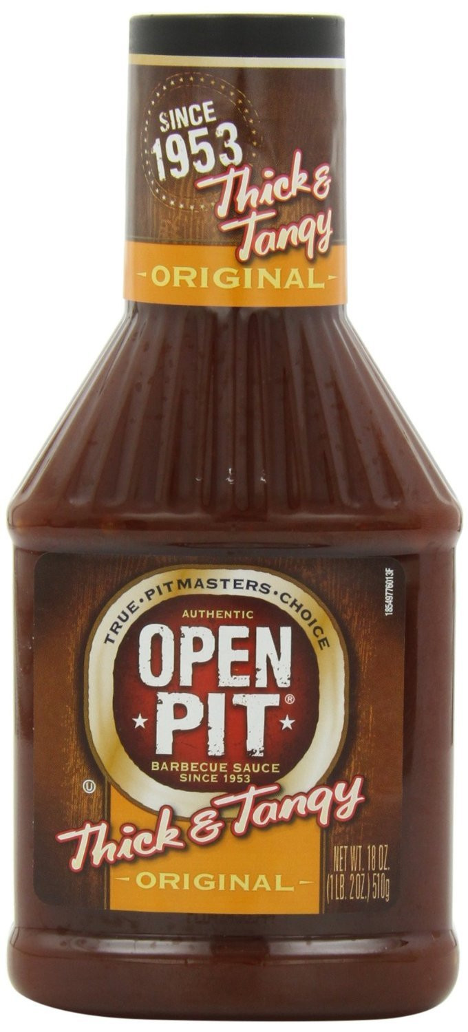 Open Pit Bbq Sauce
 Amazon Open Pit Original BBQ Sauce 18 Ounce Pack