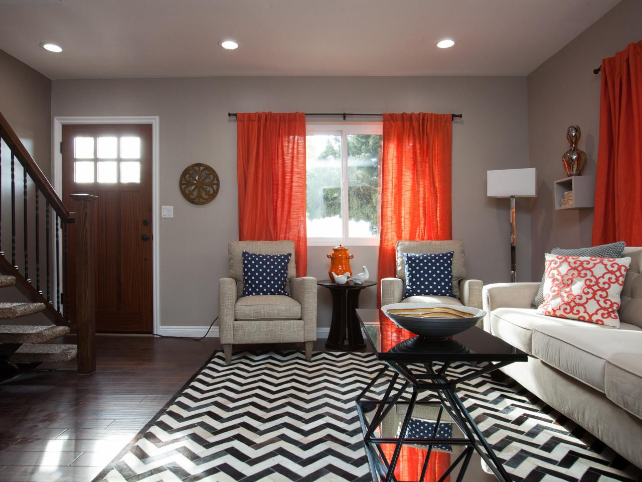 Orange Curtains For Living Room
 Curtains for Living Room and How to Find the Right e