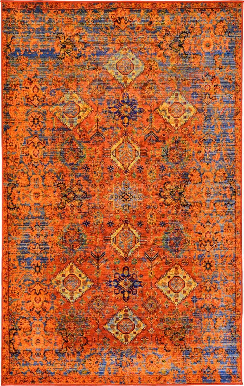 Orange Rugs For Living Room
 50 Most Dramatic Gorgeous Colorful Area Rugs for Modern